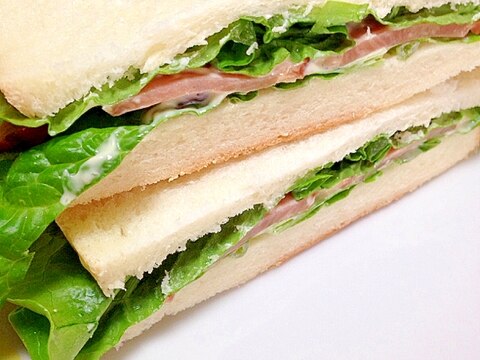 サンチュと焼き豚のサンドイッチ レシピ 作り方 By Tukuyo93 楽天レシピ サンチュと焼き豚のサンドイッチ レシピ 作り方 By Tukuyo93 楽天レシピ